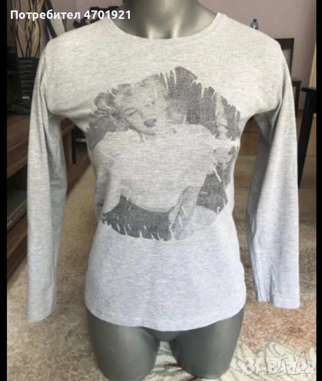 Дамска блуза с Мерилин Монро, снимка 1