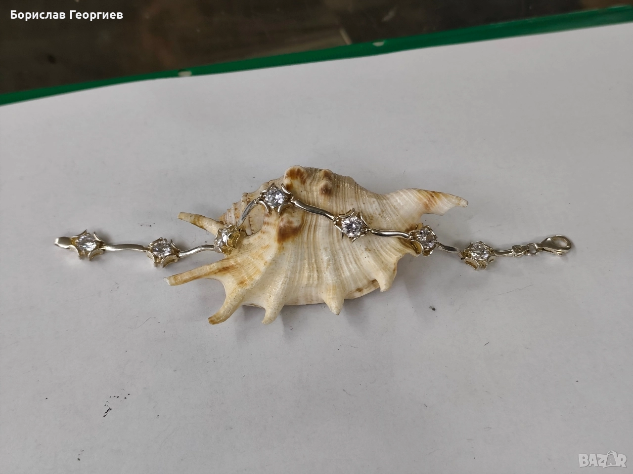 Сребърна гривна 925, снимка 1