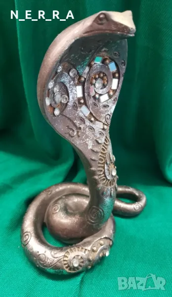 Фигура на змия от полирезан, снимка 1