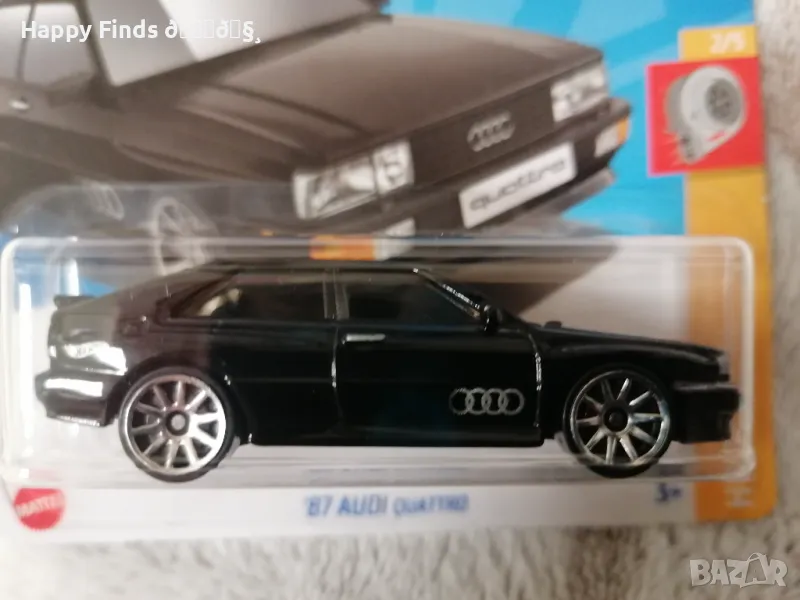 💕🧸 Hot Wheels `87 Audi Quatro HW Turbo, снимка 1