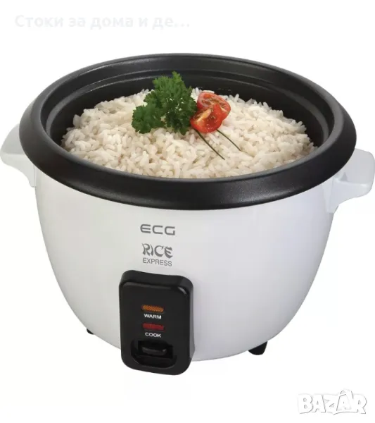 ✨Оризоварка ECG RZ 11, 400W, 1L, Бял , снимка 1