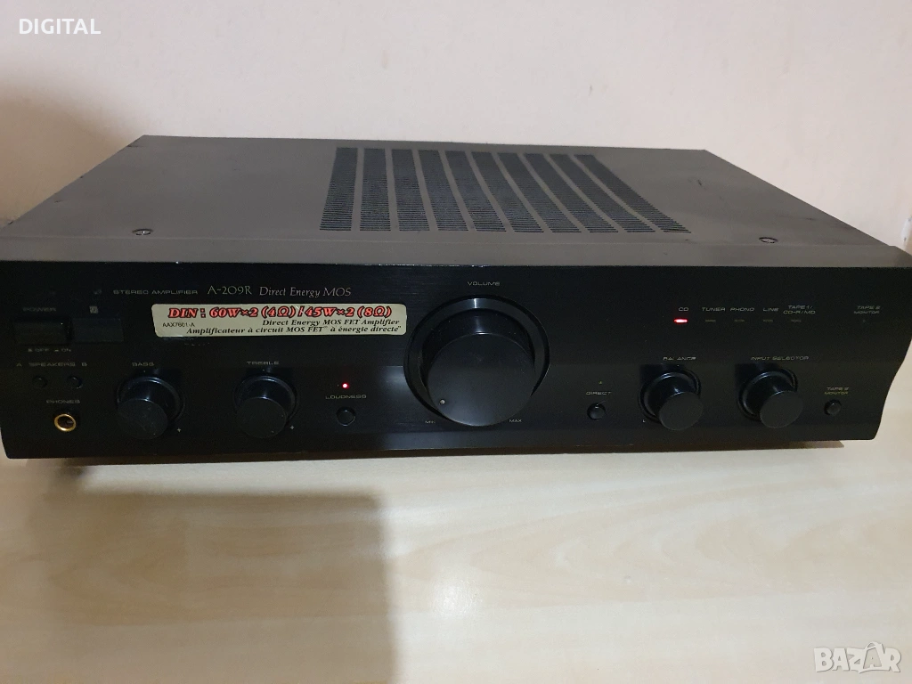 Усилвател PIONEER A-209R, снимка 1