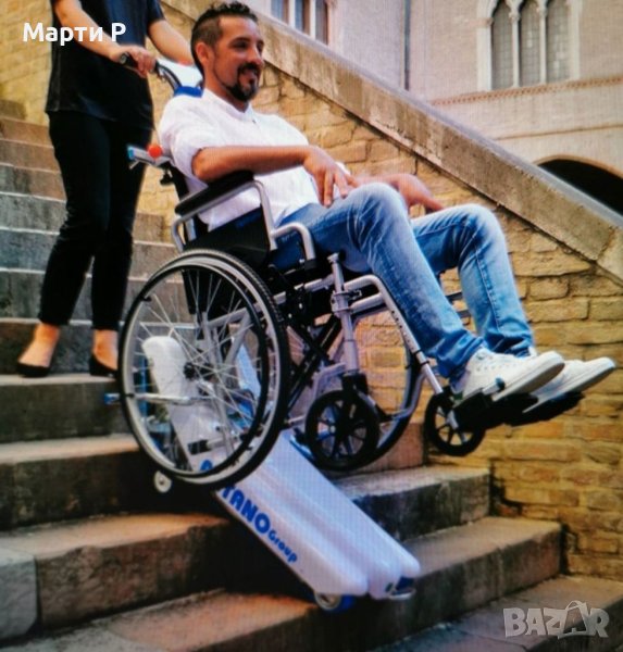 Устройство за изкачване на стълби за инвалидни колички ANTANO, снимка 1
