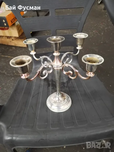 Свещник с 5 рамена  25см, снимка 1