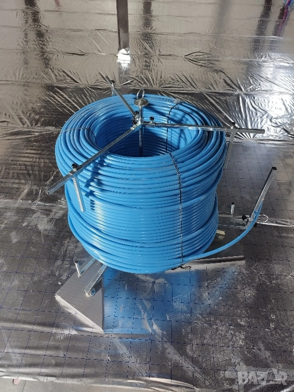 Стойка за развиване на тръби за водно подово отопление, снимка 1