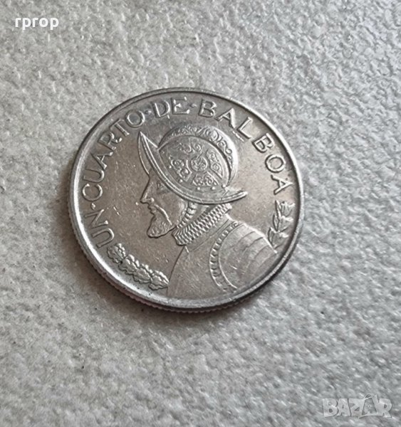 Монета. Панама. ¼ балбоа .  2008 година, снимка 1