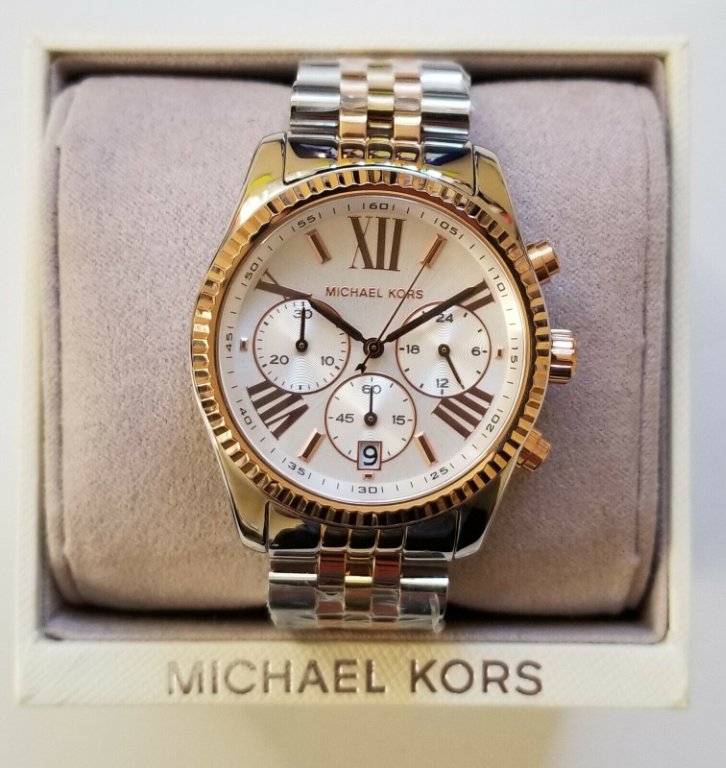 Michael Kors MK5735 Lexington Bracelet Watch In Mixed Metal | ovvio.com