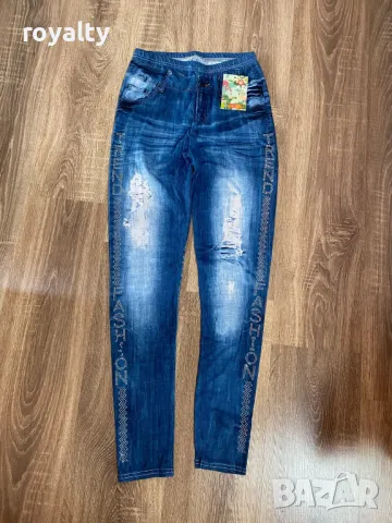 🌺👉 Дамски Клин Имитация на Дънки