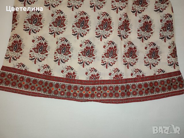 Дамски топ с пайети S размер F&F Blue 20 лв., снимка 5 - Корсети, бюстиета, топове - 42613672