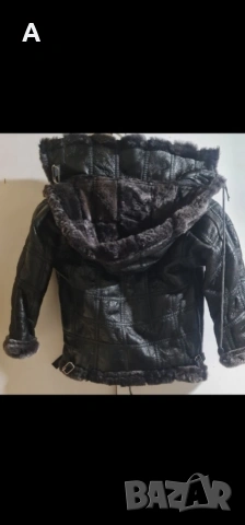 Детски кожен кожух , снимка 4 - Детски якета и елеци - 53713980