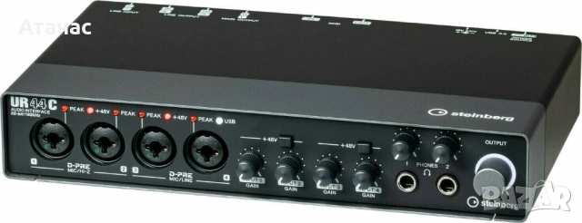 Steinberg UR44C USB Аудио интерфейс, снимка 5 - Друга електроника - 53089269