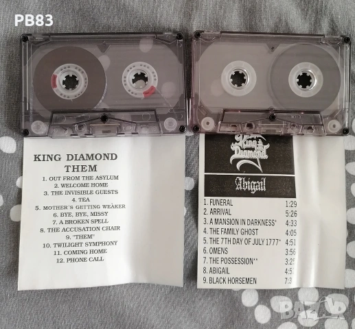 King Diamond - Abigail & Them (Аудио Касети) Heavy Metal Mercyful fate , снимка 2 - Аудио касети - 53691966