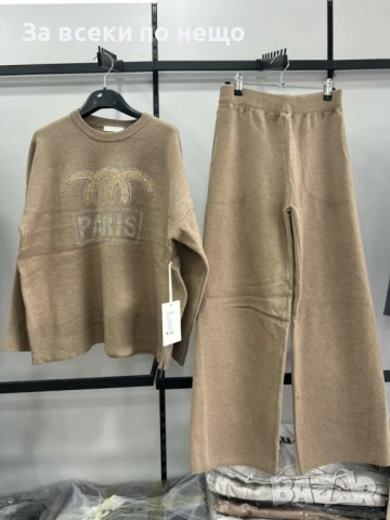 Chanel Дамски Комплект Шанел - 5 Налични Цвята Код I_121, снимка 2 - Комплекти - 52172876