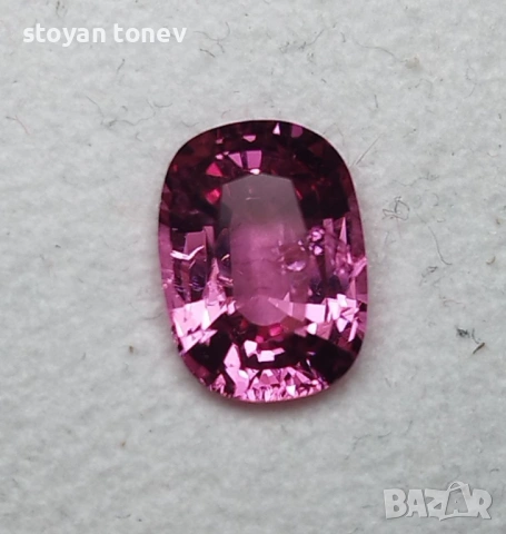 Зашеметяващ Vivid Hot Pink Шпинел – 3.14 каратов, нетретиран от Мианмар! Сертифициран! Нов!, снимка 7 - Други - 53701255