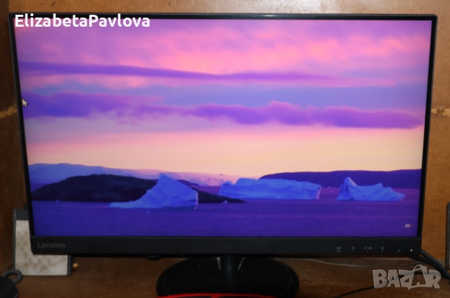 Монитор Lenovo 27", VA, Full HD, 75 Hz, 4ms, HDMI, FreeSync, снимка 3 - Монитори - 52617459