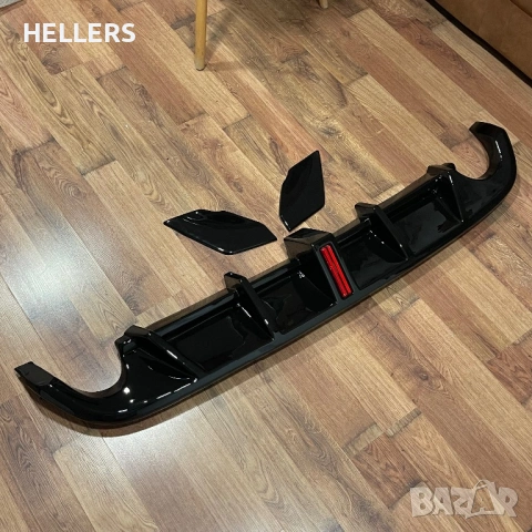 Дифузьор за Golf 6 GTD/ GTI със стоп, снимка 3 - Аксесоари и консумативи - 53570160