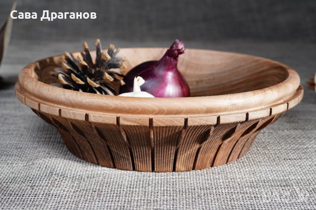 Дървена купа  , снимка 4 - Други - 41727767