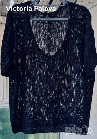 Красива блуза голям размер, снимка 7 - Блузи с дълъг ръкав и пуловери - 50366039