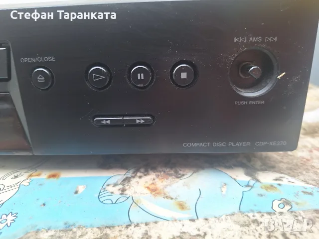 CD pleyar SONY.CDP-XE270, снимка 3 - Аудиосистеми - 55744811