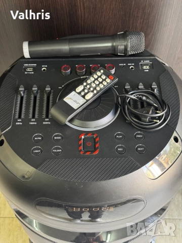 Преносима аудио система Crown GTB-602TW / 350W, снимка 4 - Тонколони - 56320960