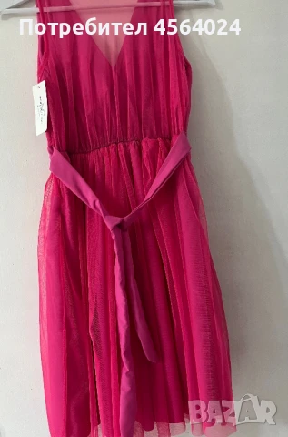 Дамска розова рокля, снимка 9 - Рокли - 51360791