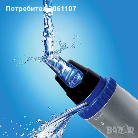 Тример за нос и уши Panasonic ER-GN30-K503, Батерии, Миещ се, Черен/Сребрист, снимка 6 - Други - 51366215