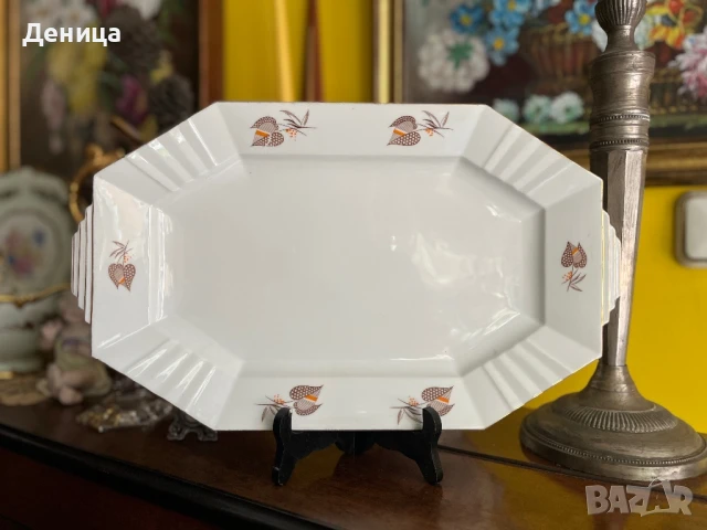 Ар деко и Епиаг❤️ Любими🥰 Плато с много стилен дизайн, красиви дипли