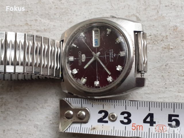 Часовник Seiko 5 автомат рядък колекционерски модел, снимка 5 - Антикварни и старинни предмети - 42598335