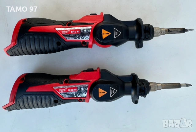 Milwaukee M12 Si - Акумулаторен поялник 12V перфектен!, снимка 3 - Други инструменти - 53599527