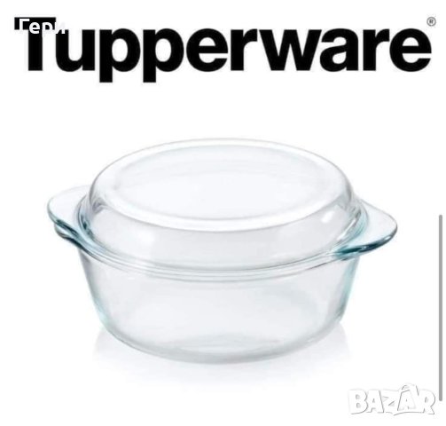 Tupperware касерола 2.1 л. от боросиликатно стъкло, снимка 8 - Кутии за храна - 39750830