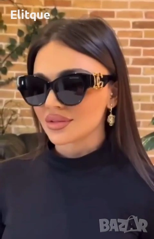 очила с черен обикновен калъф и ув защита dolce gabbana 