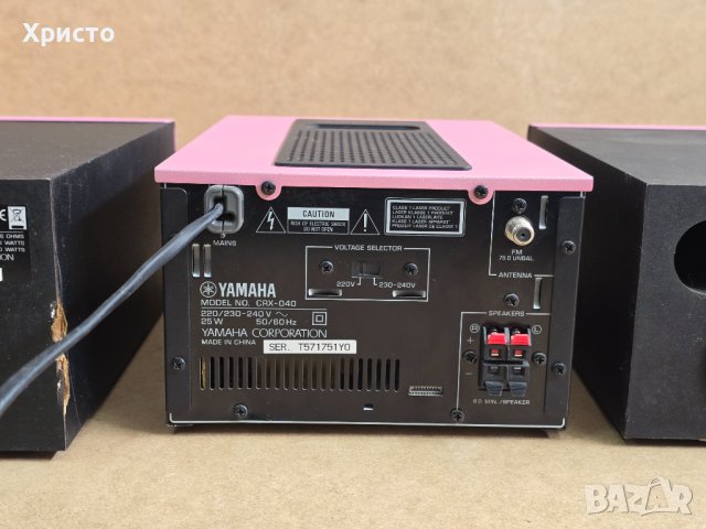 Yamaha crx-o40 розова, снимка 12 - Аудиосистеми - 44464625