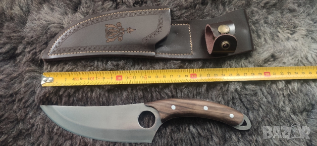 Ловджийски нож  със специална кания / Ръчна изработка, снимка 7 - Ножове - 44754735