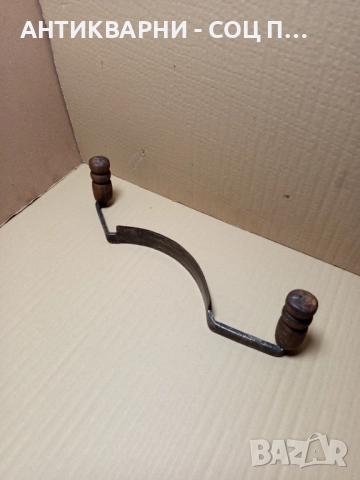 Стар Немски Масивен Голям Дърводелски Рукан., снимка 2 - Антикварни и старинни предмети - 51556711