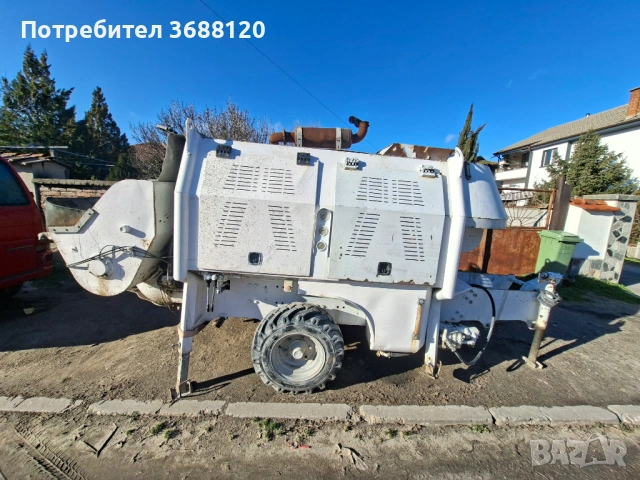 Стационарна бетон помпа SERMAC 2015, снимка 3 - Индустриална техника - 53529737