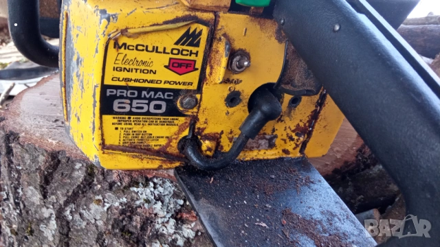 Бензинова резачка Mcculloch Pro Mac 650-професионална, снимка 3 - Градинска техника - 53045794