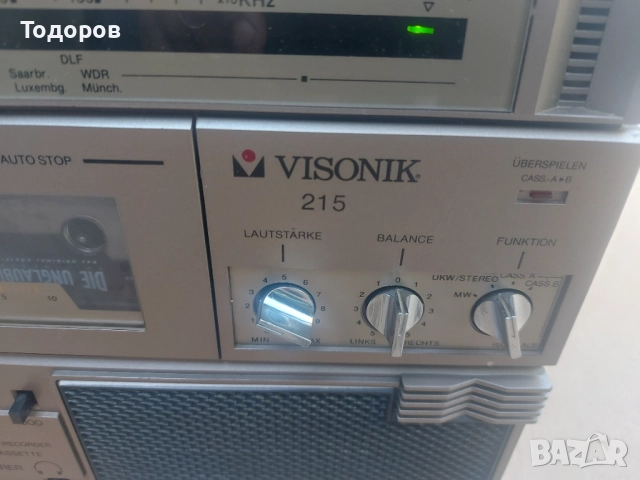 Visonik 215 Stereo Radio Recorder, снимка 2 - Радиокасетофони, транзистори - 51624705