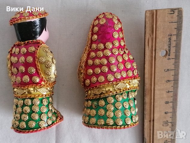 двойка Индия ръчна изработка, снимка 3 - Антикварни и старинни предмети - 39312580