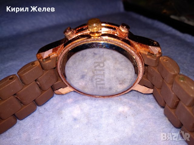 RITAL МАРКОВ КВАРЦОВ ФЕШЪН УНИСЕКС ЧАСОВНИК - РИТАЛ с ВЕРИЖКА 36567, снимка 5 - Мъжки - 39887563