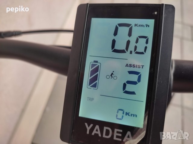 Продавам колела внос от Германия планински електрически велосипед YADEA YS500 хидравлика диск, снимка 5 - Велосипеди - 44279391