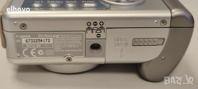 Фотоапарат Canon PC1043, снимка 4 - Фотоапарати - 50889789