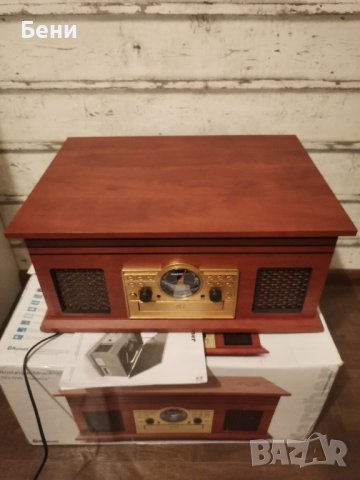 Продавам грамофон /радио /CD/USB/касетофон чисто нов , снимка 2 - Грамофони - 40652930
