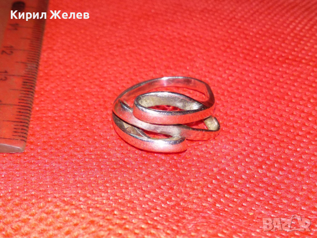 СТИЛЕН АЖУРЕН АРТ СРЕБЪРЕН ПРЪСТЕН СРЕБРО 925 РЪЧНА БИЖУТЕРСКА ИЗРАБОТКА 43181, снимка 4 - Пръстени - 44610425