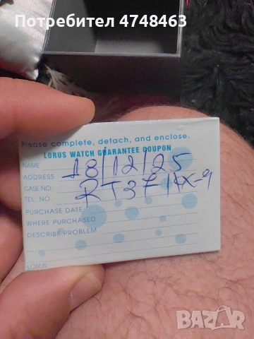 lorus hronograv na 4meseca v garanciq , снимка 3 - Мъжки - 53815867