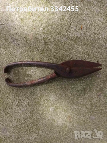 Здрава , старо производство ножица за метал, ламарина