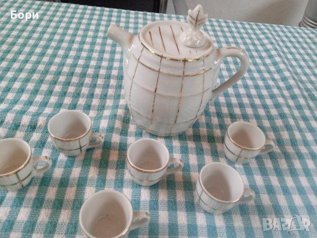 Порцеланов к-т за ракия, снимка 5 - Сервизи - 41436520