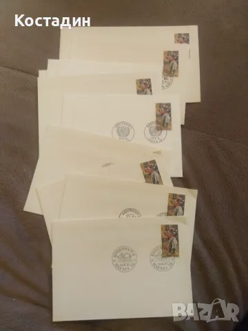 Първодневни пликове Дания 1976 10бр