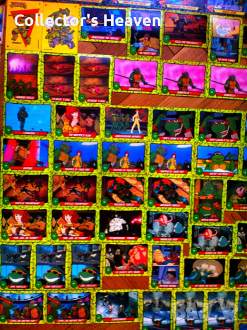 1989-1990 Картинки и лепенки от дъвки Костенурките нинджа TMNT TOPPS , снимка 6 - Колекции - 44701534