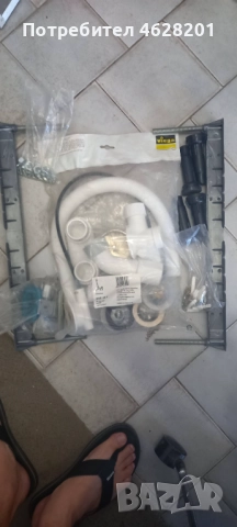 Акрилна ъглова вана .Размер: 120 x 120 x 41 см I 140 л, снимка 10 - Други стоки за дома - 52118398