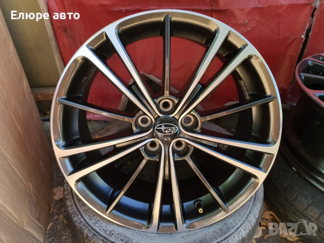 Джанти Субару,Subaru BRZ 5x100x7J17ет48, снимка 11 - Гуми и джанти - 51740302